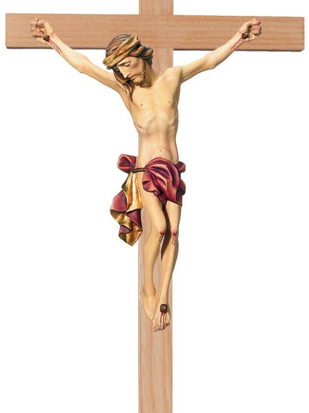 Crucifix Body of Christ on Straight Cross 1702 for wholesale by Dolfi