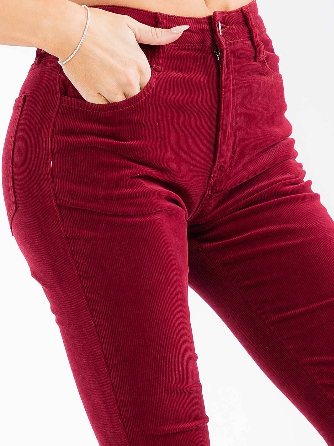 IWT Brands – wholesale Pants – Women&#x27;s – BSTSIP6144A- Corduroy high-waist bell bottom pants 8