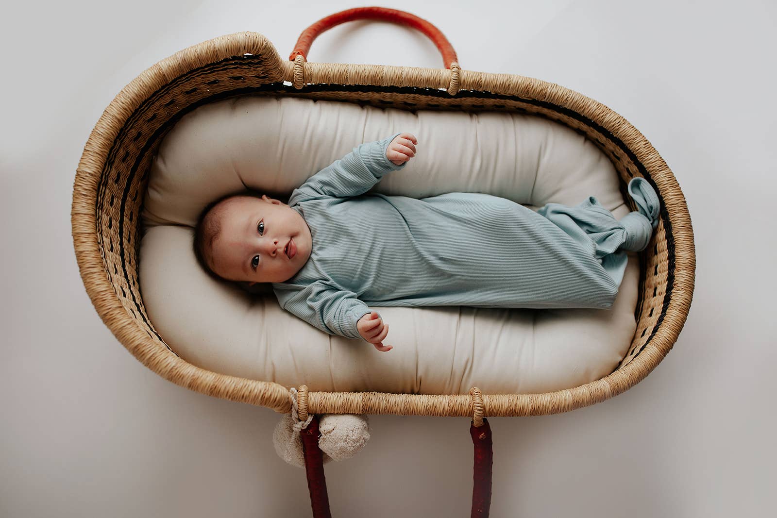 Three Little Tots - Wholesale Babygown - Baby - Blue Bird Knotted Gown14