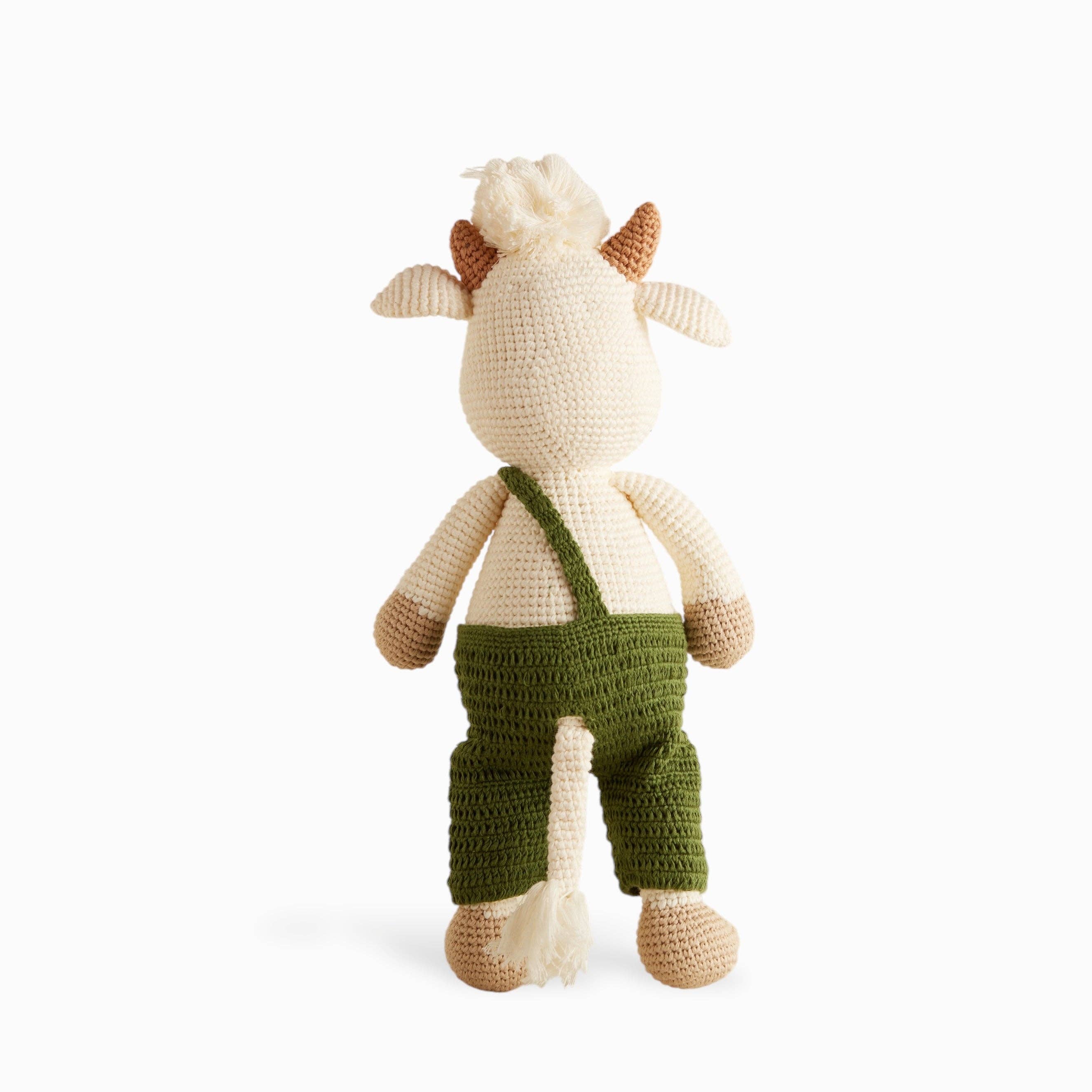 Giramisu Canada – wholesale Stuffed/plush toy – Kids & baby – Lulu The Cow - handmade crochet animal2