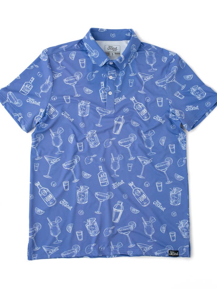 Sketch Cocktails Mens Polo for wholesale by Team Cocktail