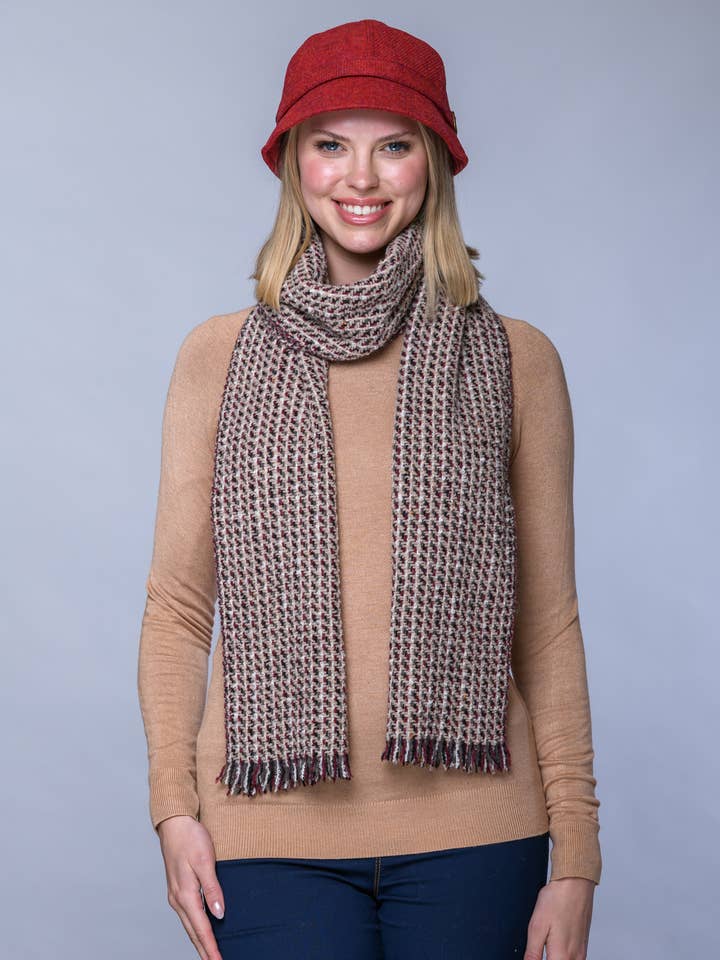 Atlantic Scarf AT4 for wholesale by Mucros Weavers