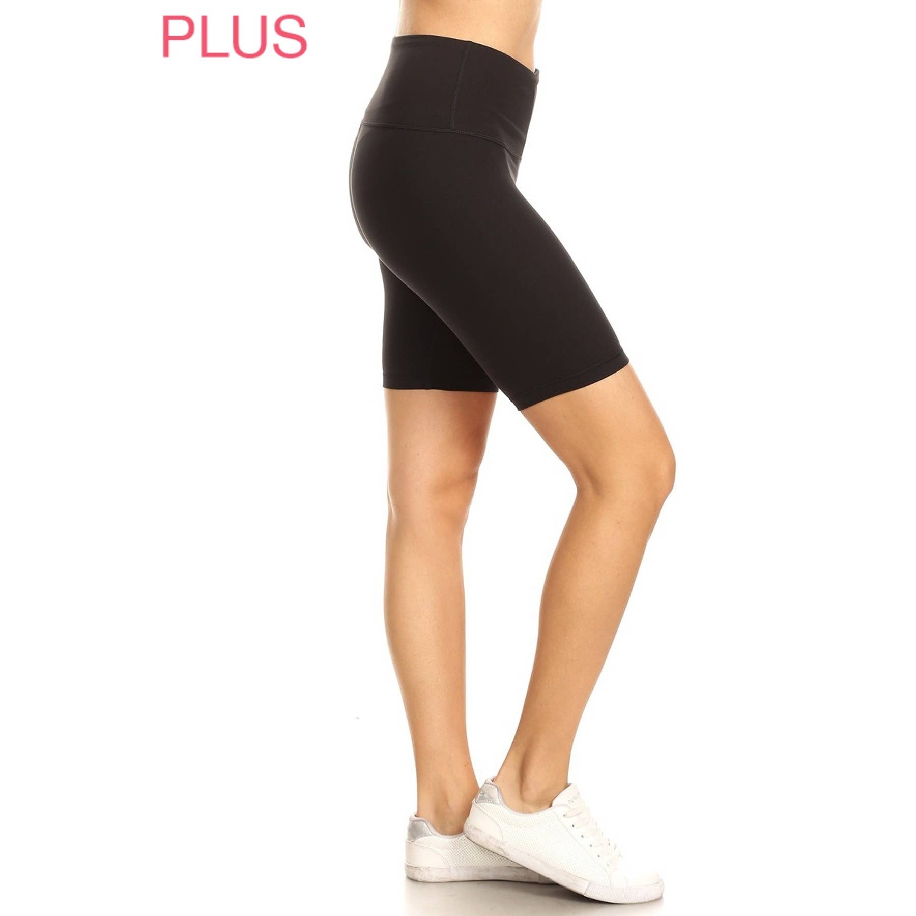Leggings Depot - Wholesale Athletic Shorts - Women's - Plus Size 8in Inseam Activewear Bike Shorts1