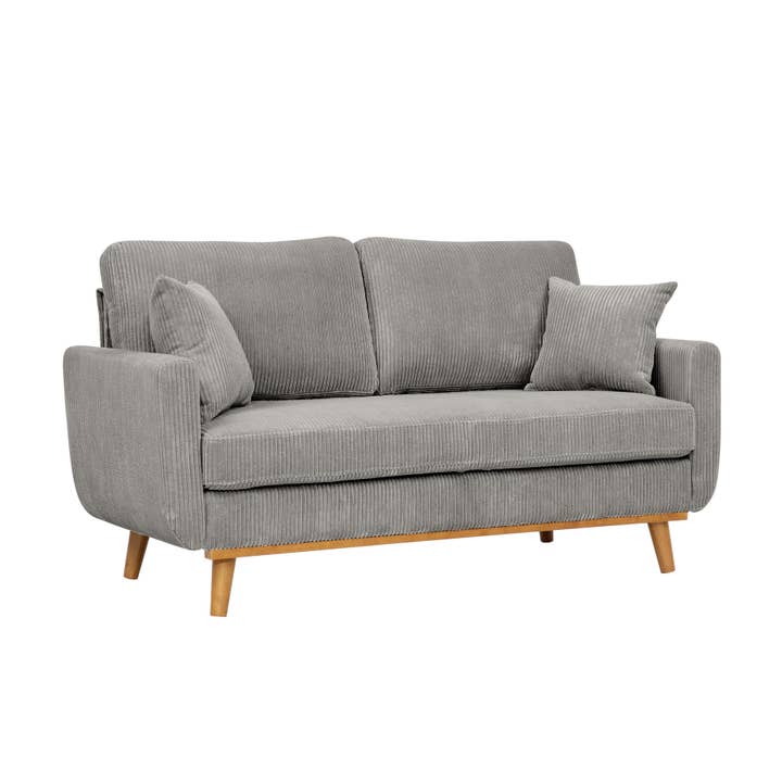 39F Inc. - Wholesale Sofa - Asher Mid-Century Corduroy Sofa, 5-Color, 2-Seat14