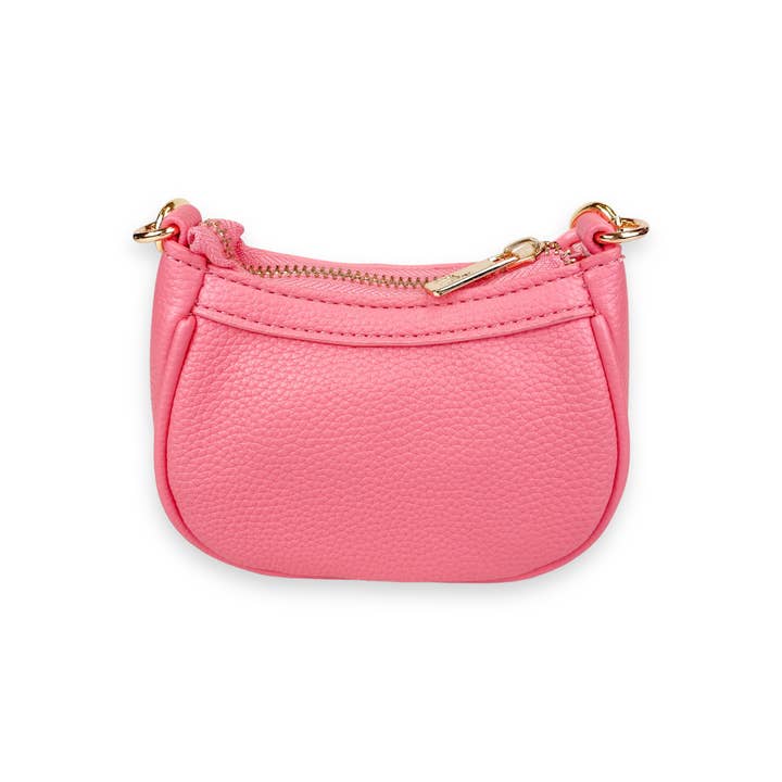 Doe a Dear - Wholesale Shoulder Bag – Kids - P50 B1310 Pearl Studs Mini Leather Shoulder Bag (4 Colors)12
