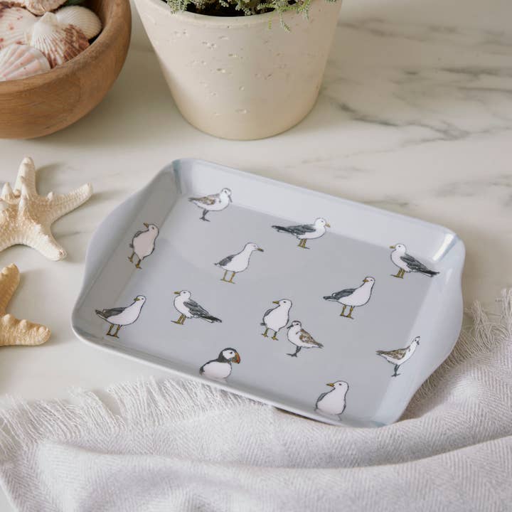 Blue Scatter Tray Coastal Birds for wholesale on Faire1