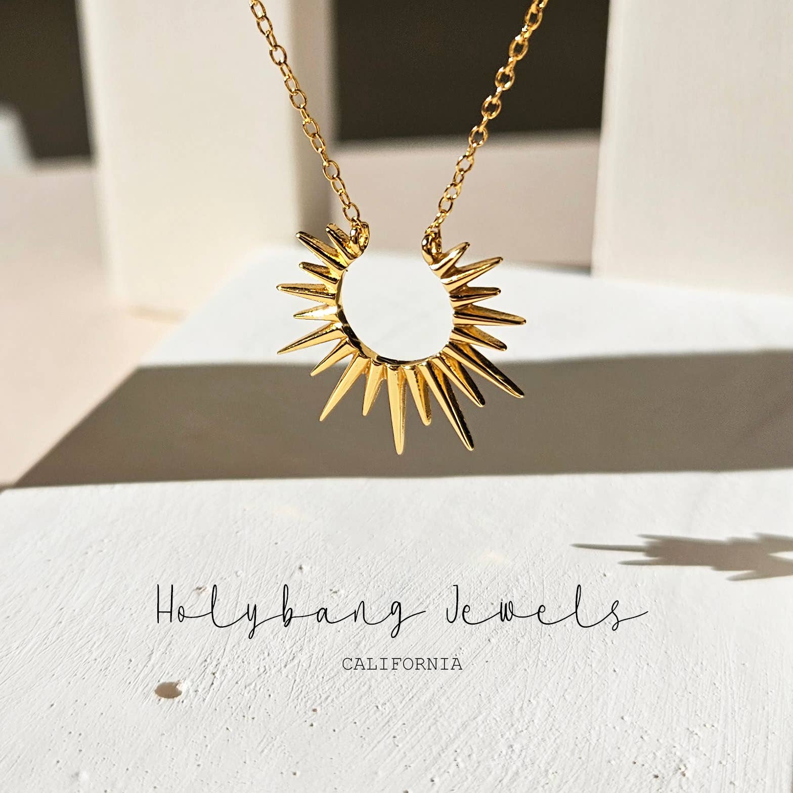 HolyBang Jewels - Wholesale Pendant/Charm Necklace - SUN PENDANT NECKLACE - N-E12871