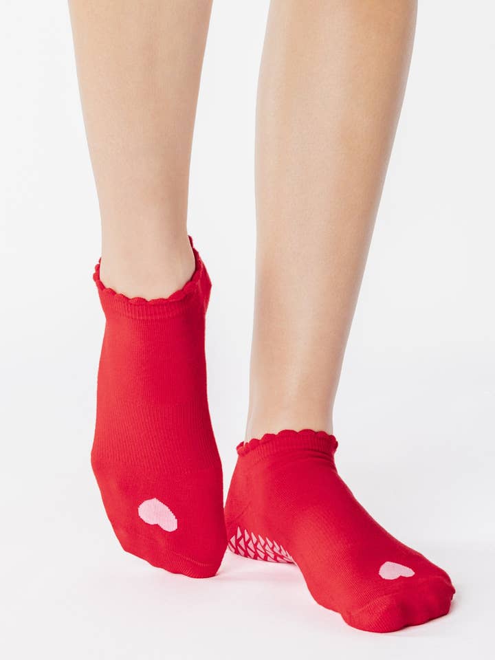 Love Full Foot Grip Sock for wholesale by Pointe Studio