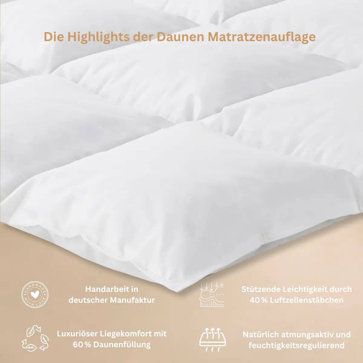 Luxecosy - Wholesale Mattress Pad/Protector - Down mattress topper4