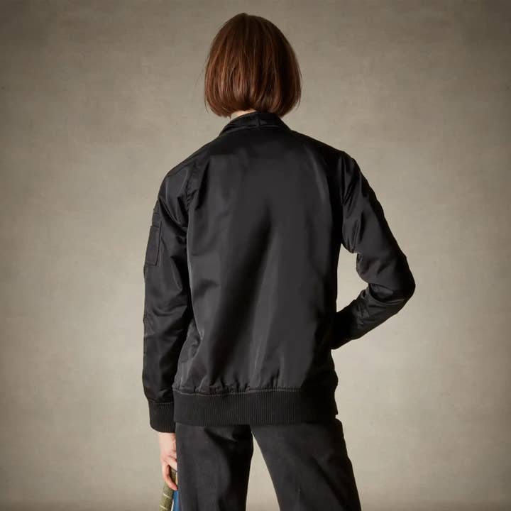 Members Only - Wholesale Bomber Jacket - Women's - Women's Satin Bomber Jacket30