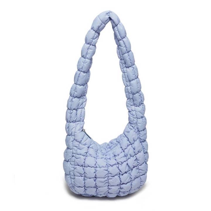 Pufflux Shoulder Sky Blue-CLOSEOUT DEAL! for wholesale by Lemonbella