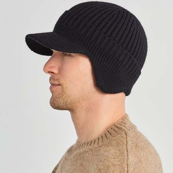 Style Rack - Wholesale Beanie – Men's - Winter Knitted Hat For Ear Protection3