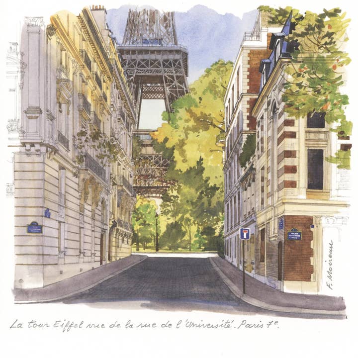 Doppelkarte Fabrice Moireau 15 x 15 cm 21 für den Großhandel von Phenicia