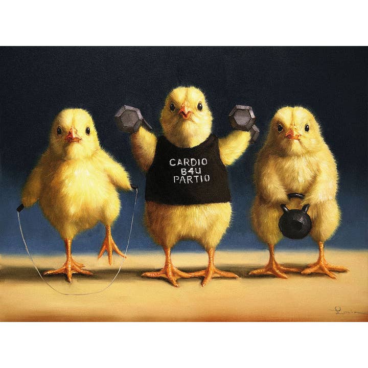 Heffernan - Cardio Chicks - Art Print for wholesale by Art Ramka Inc.