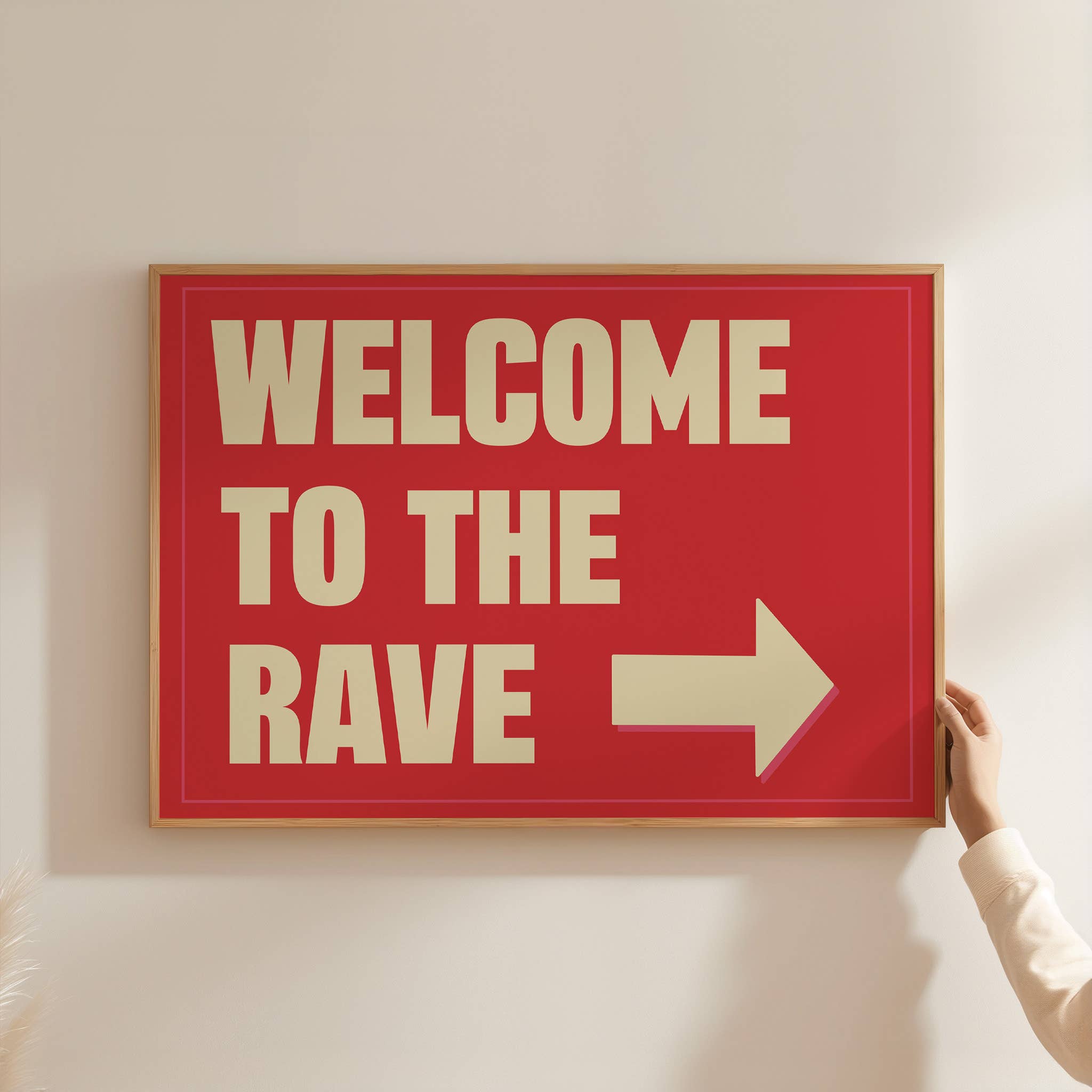 Twisted Rebel Designs - Wholesale Art Print - Welcome to the Rave Art Print1