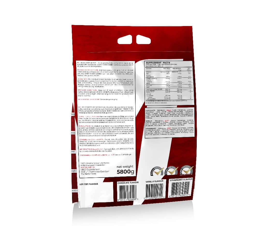 BMXX Sports Nutrition - Wholesale Protein/Superfood Powder - BODY MASS GAINER - 5800g1