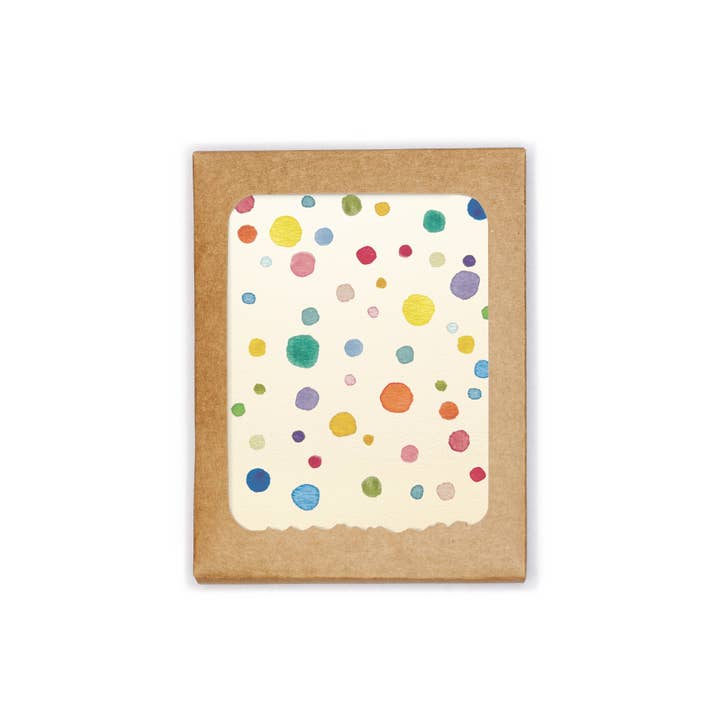 Pack of 8 Cards - Miscellaneous - Polka Dots for wholesale by Piccola Arte