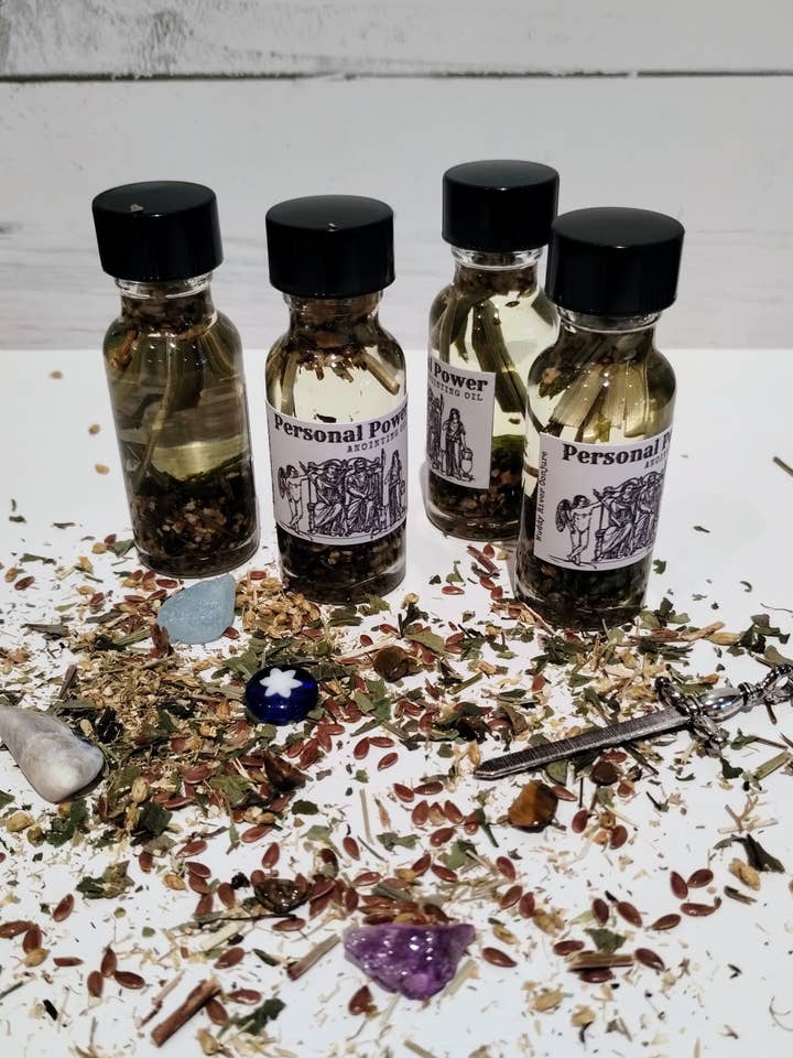 Intention Based Personal Power Anointing Oil for wholesale by Muddy River Conjure