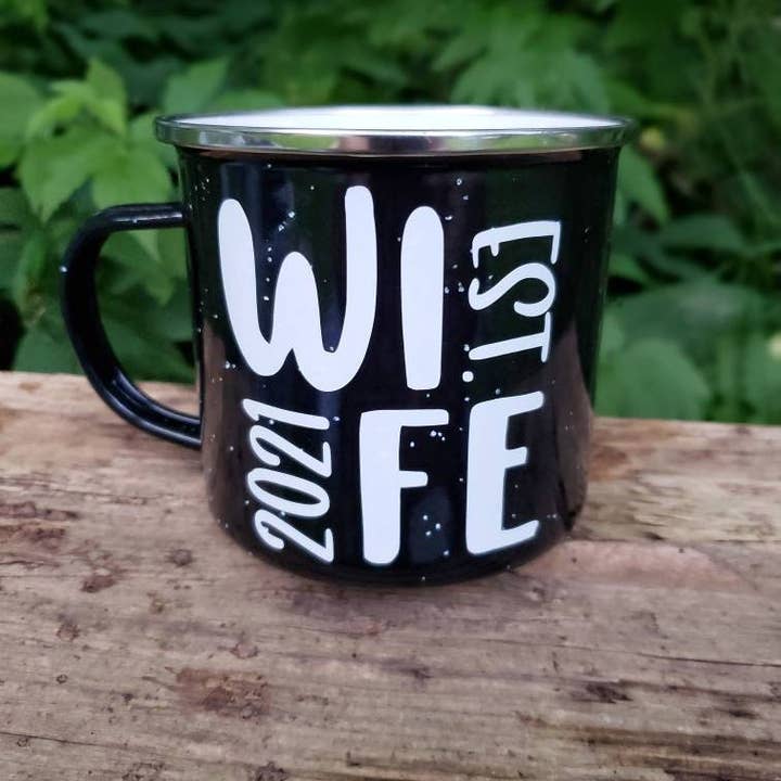 Superior Sweet Water - Vente Tasse à café - Mugs Wife and Hubs, ensemble de tasses M. et Mme, cadeau de jeune marié, cadeau de mariage, cadeau de fête prénuptiale, cadeau d'anniversaire, cadeau de couple,6