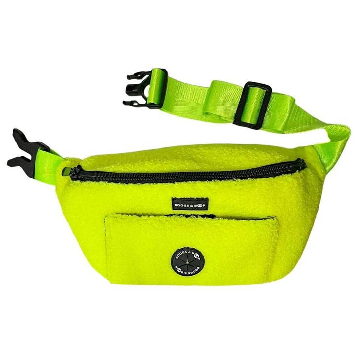 Teddy Hip Fanny Pack - Highlighter Yellow for wholesale by Boogs & Boop