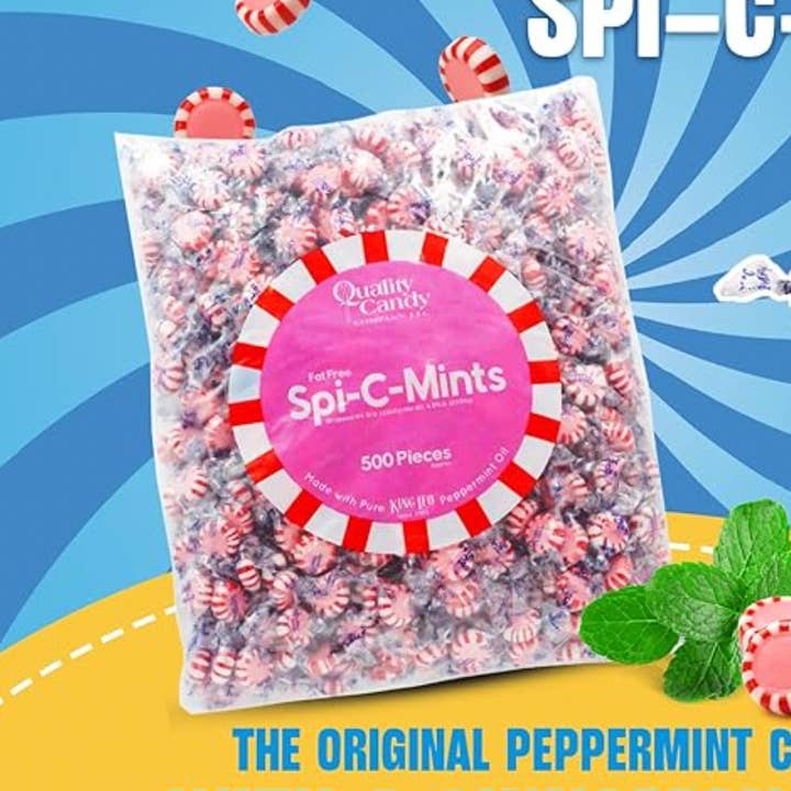 Qualitätsbonbons Starlight Spi-c-Mints 5lb Großpackung für den Großhandel von Quality Candy Company, King Leo & Gilliam