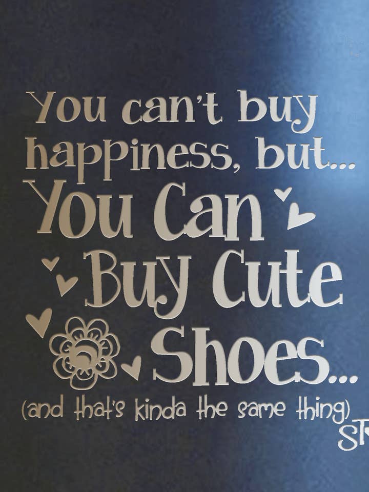 Happiness Shoes Premium Tumbler for wholesale by Suzy Toronto Wholesale