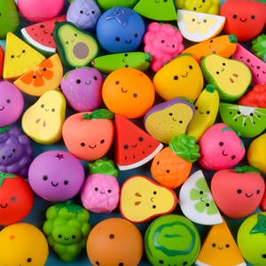 48 Tiny Sticky Duck Toys - Small Toys for Easter Egg Hunt - Easter Basket - Party Favor - Novelty Sticky Balls. (4 Dozen)