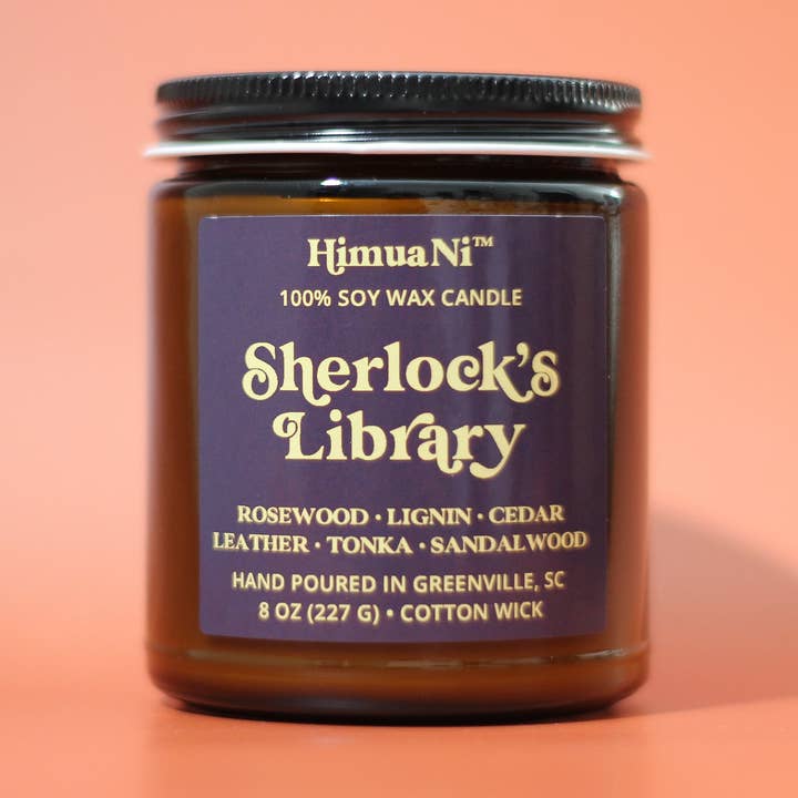 Sherlock's Library | Soy Candle for wholesale by Himua Ni