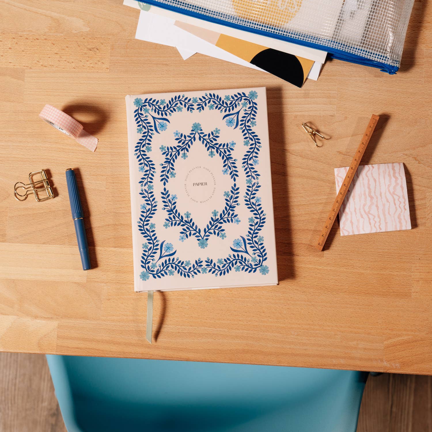 Papier - Wholesale Planner - Daily Planner, Undated, A5 Hardcover -  Italian Summer3