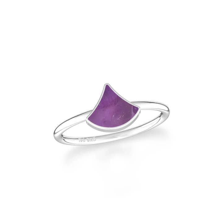 Natural Gemstone Cone Shape Ring, Sterling Silver for wholesale by Nature Crafts