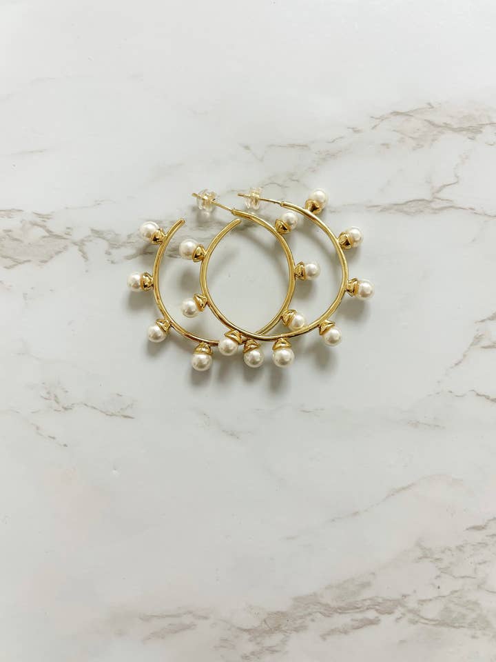 Willow Hoops for wholesale by Pretty Girl Charm.