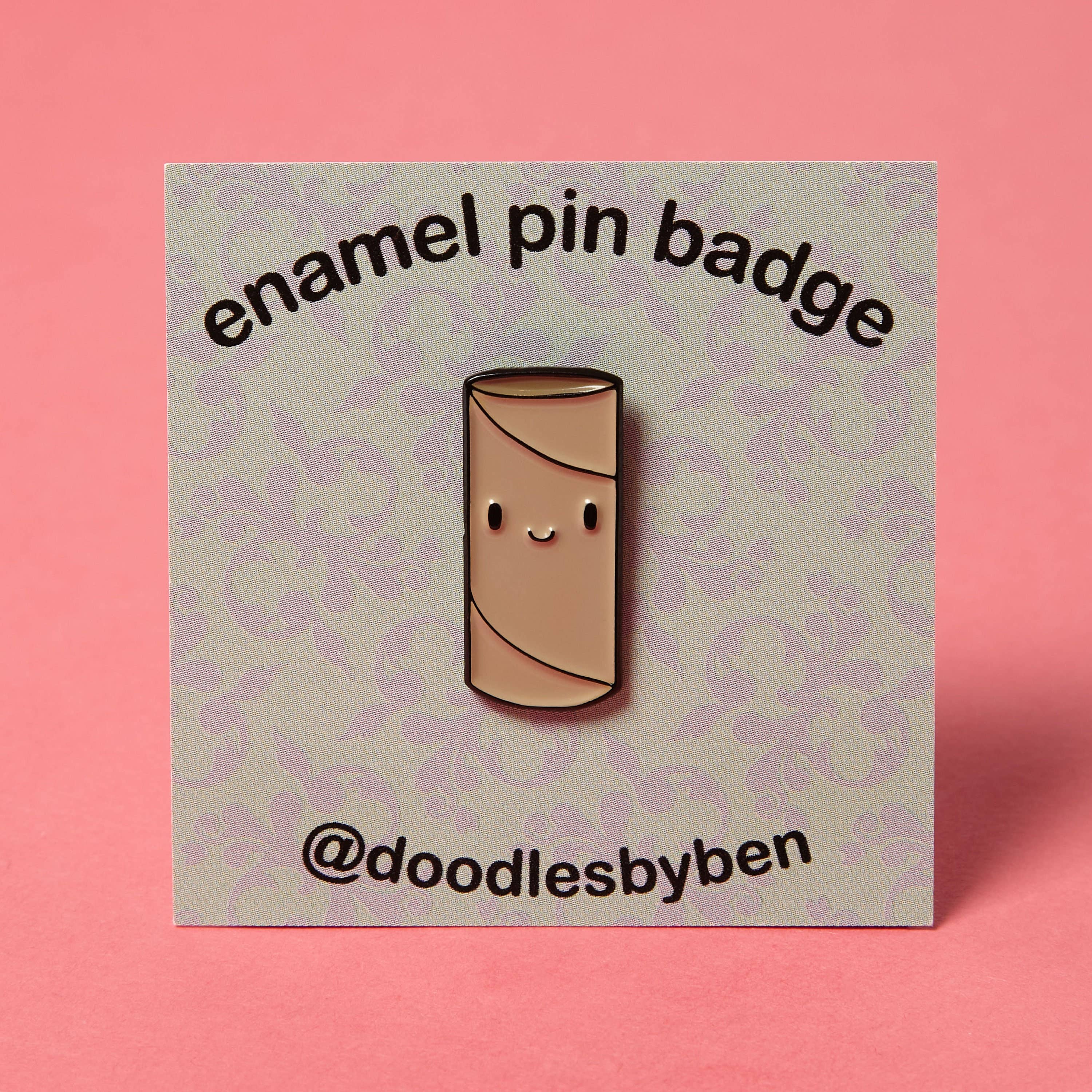 Higglebees – wholesale Lapel pin/button – Toilet Roll Tube - Enamel Pin Badge5