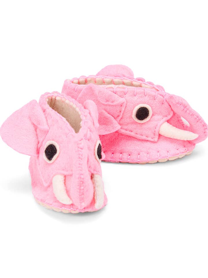 Pink Ellie Infant Zooties for wholesale by Silk Road Bazaar