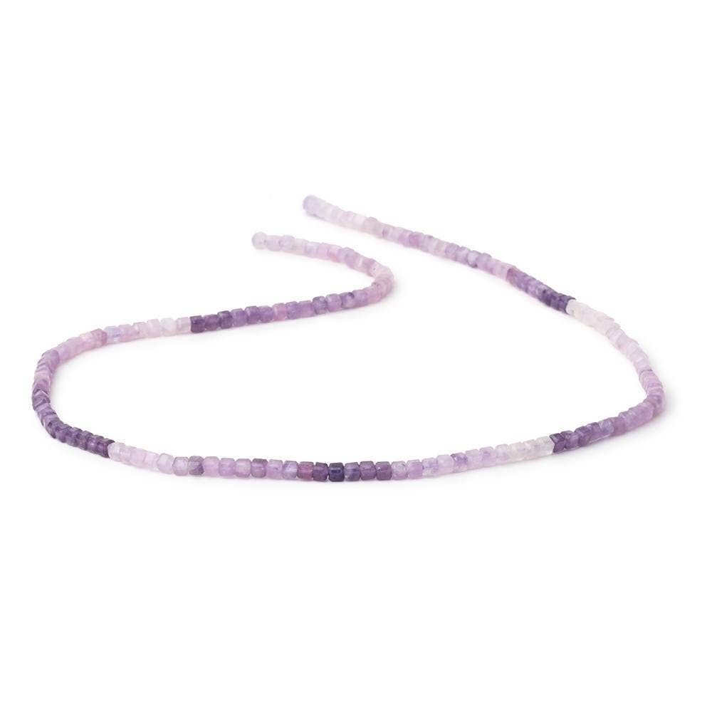 Beads of Cambay – wholesale Beads – 2mm Cape Amethyst Micro Faceted Cube Beads 12.5 inch 140 Beads2