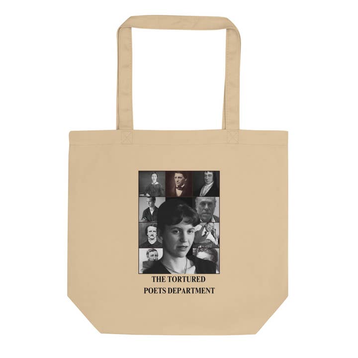 Historic Tortured Poets Tote Bag for wholesale by Chronic Crafts