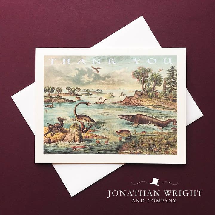 Dinosaur Adventure - Thanks Card for wholesale by Jonathan Wright and Company