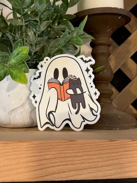 Briar layne - Wholesale Decorative Tabletop Object - Halloween Ghost Bookish Shelf Sitter Decor 1