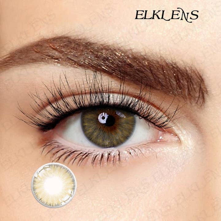ELKLENS - Wholesale Contactlenzen - ELKLENS ijsbruin gekleurde contactlenzen1