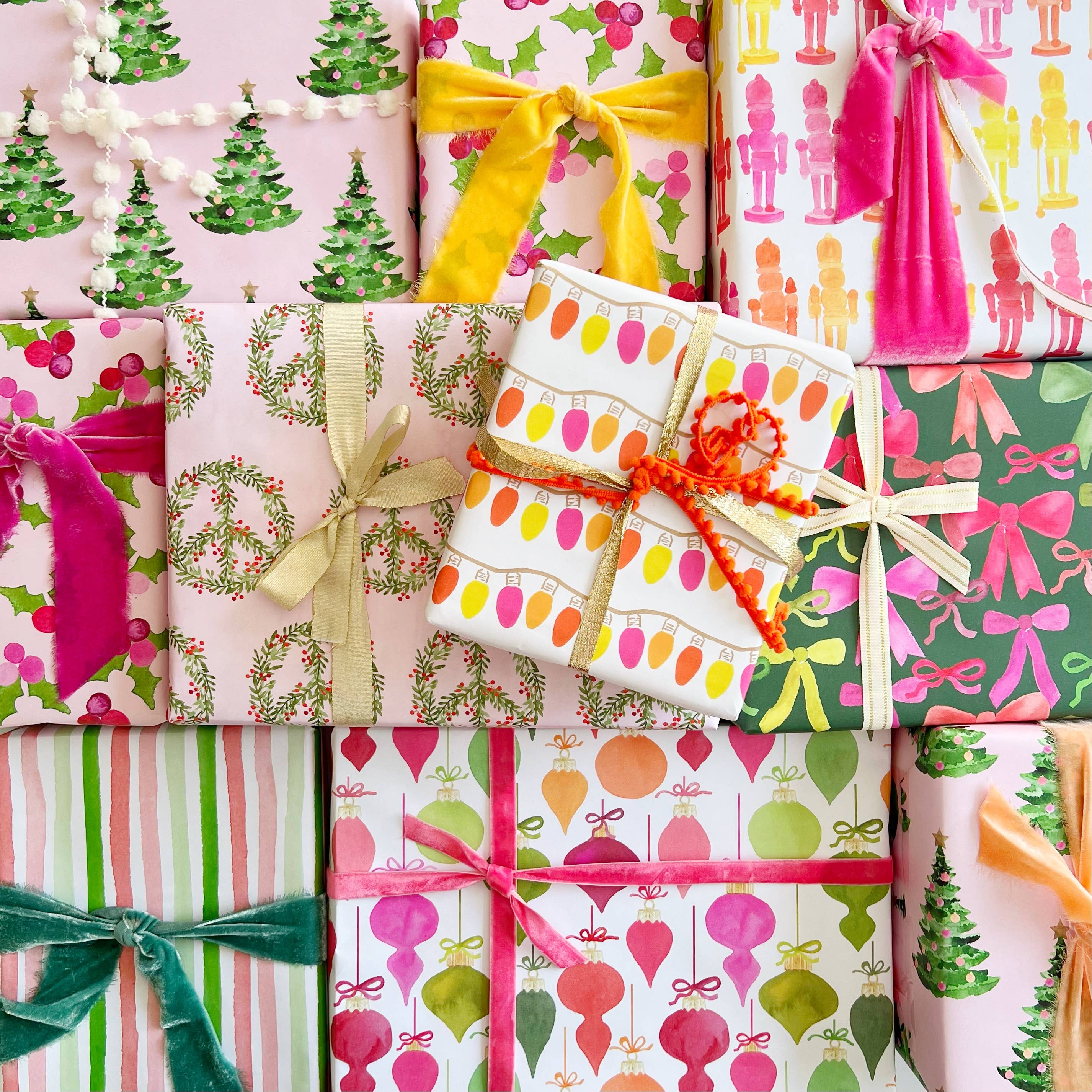 Gert & Co – rolo de papel de embrulho por atacado – Envoltamento de presente com ornamentos retrô | Envoltamento de presente com ornamentos vintage5