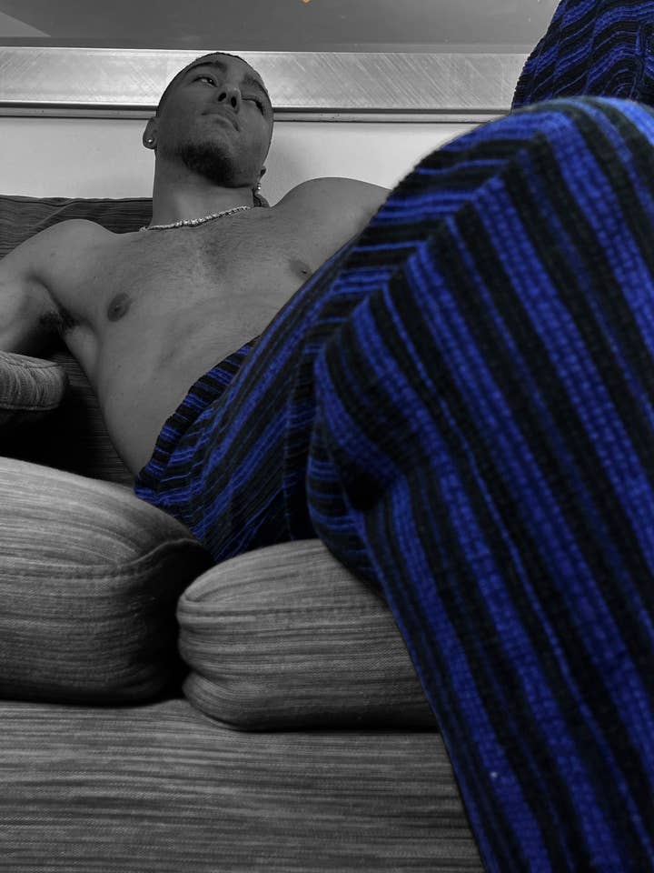 Corduroy Stripe Joggers for wholesale by WAGWANMAN LTD