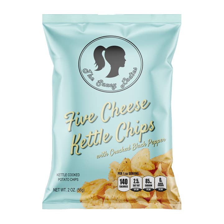 The Saucy Ladies – Großhandel Chips – Saucy Five Cheese Kettle Chips für Damen, 60 ml