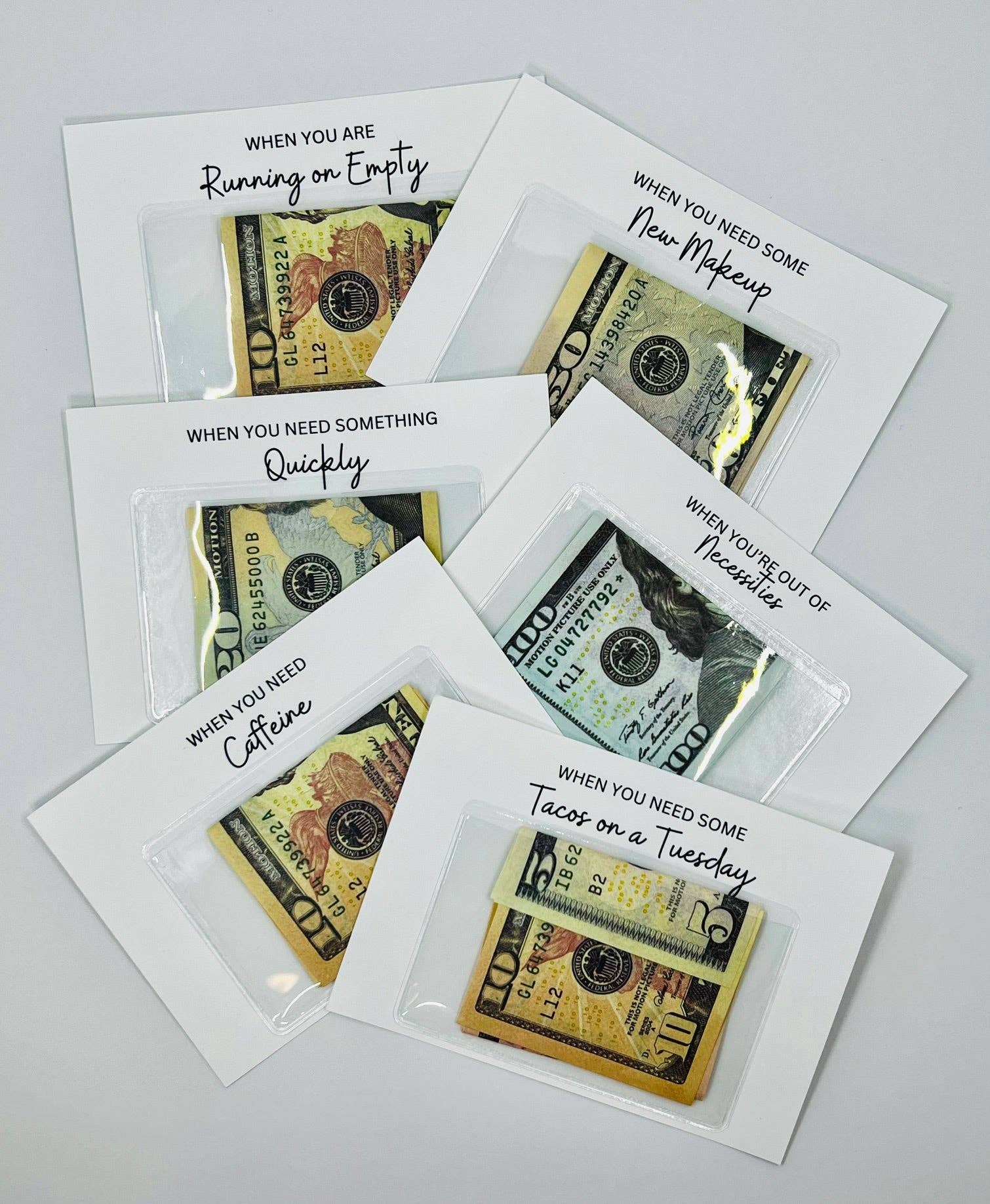 Nans Tees - Venta al por mayor Caja de regalo - Caja de supervivencia universitaria, caja de regalo universitaria, tarjetero, soporte para dinero, paquete de cuidado universitario5