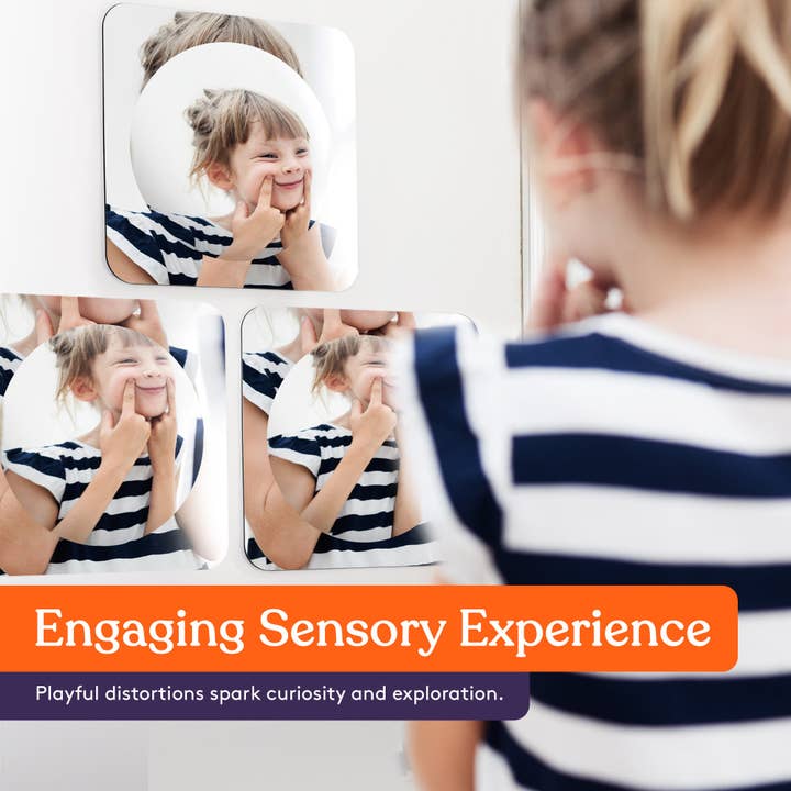 Special Supplies - Wholesale Wall Mirror - Special Supplies Sensory Bubble Wall Mirror - Interactive Acrylic Mirrors for Wall Decoration and Sensory Toys for Kids Classroom or Home -Sensory Room Decor -Visual, Tactile Stimulation9
