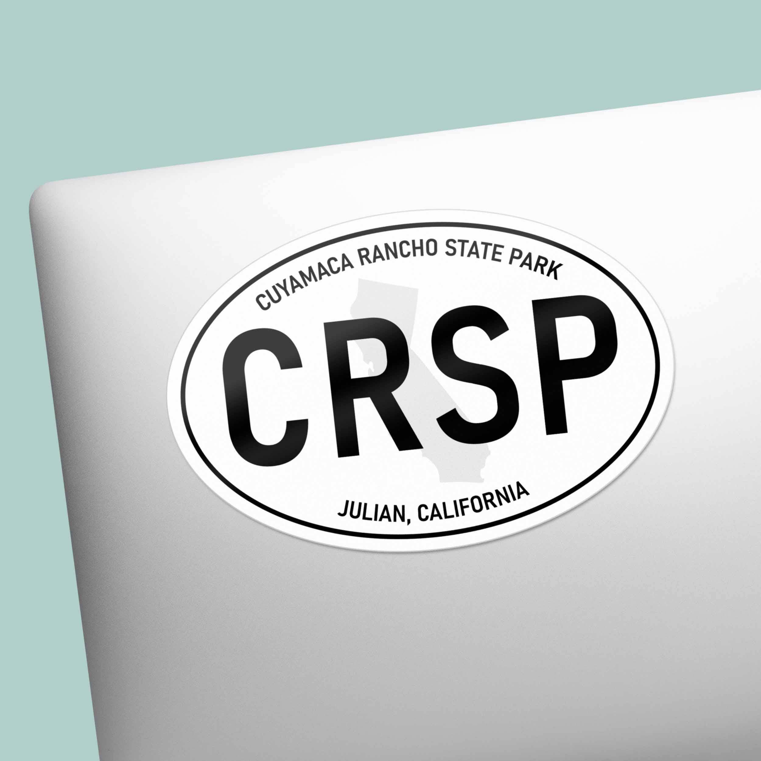 Sentinel Supply - Vendita all'ingrosso Adesivo - Adesivo ovale bianco Cuyamaca Rancho State Park California2