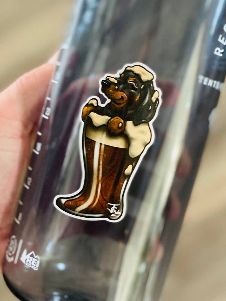 Dachshund Das Boot! for wholesale by Guerdrum Art