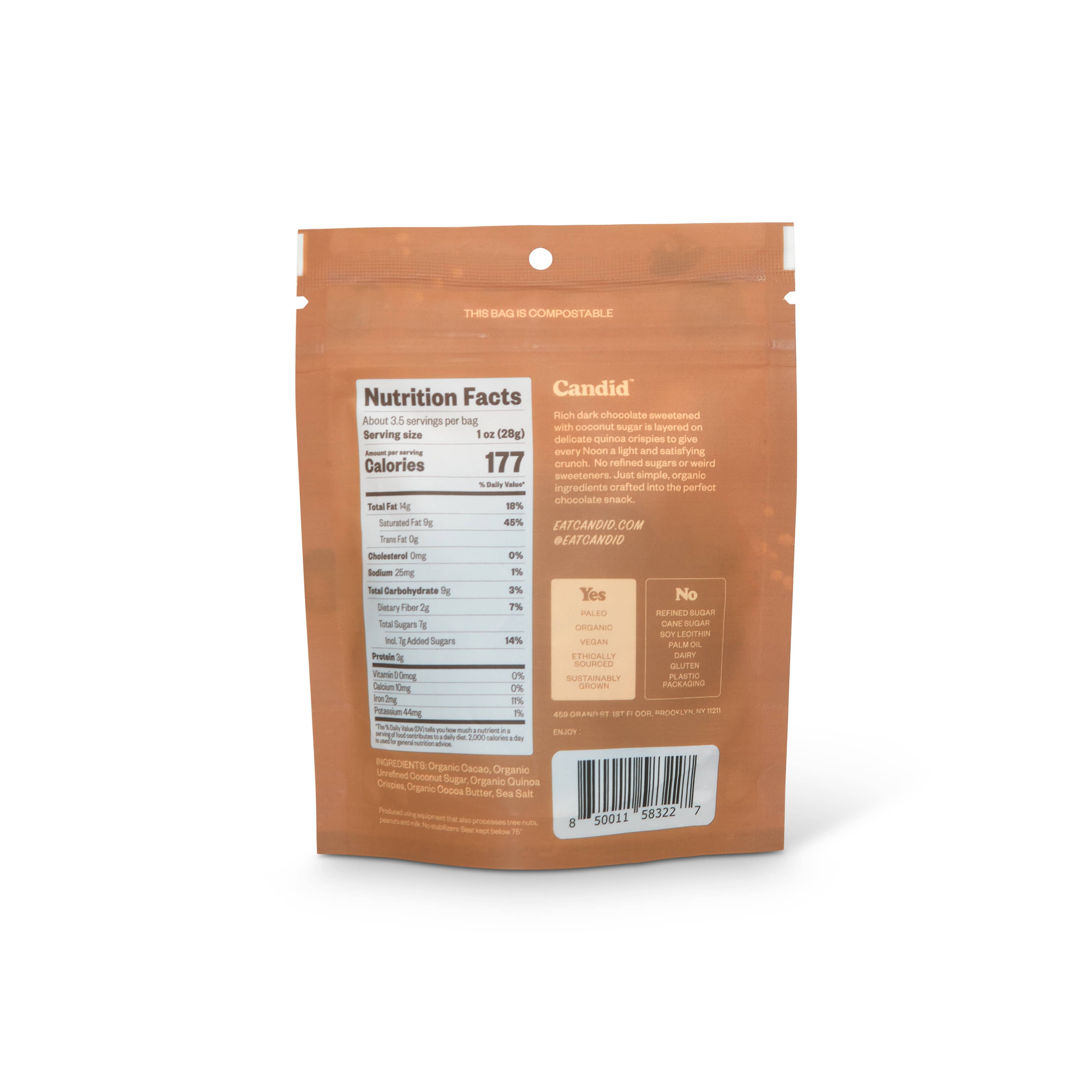 Candid - Wholesale Chocolate Covered Sweets - Noons - Dark Chocolate Crunch Bites2