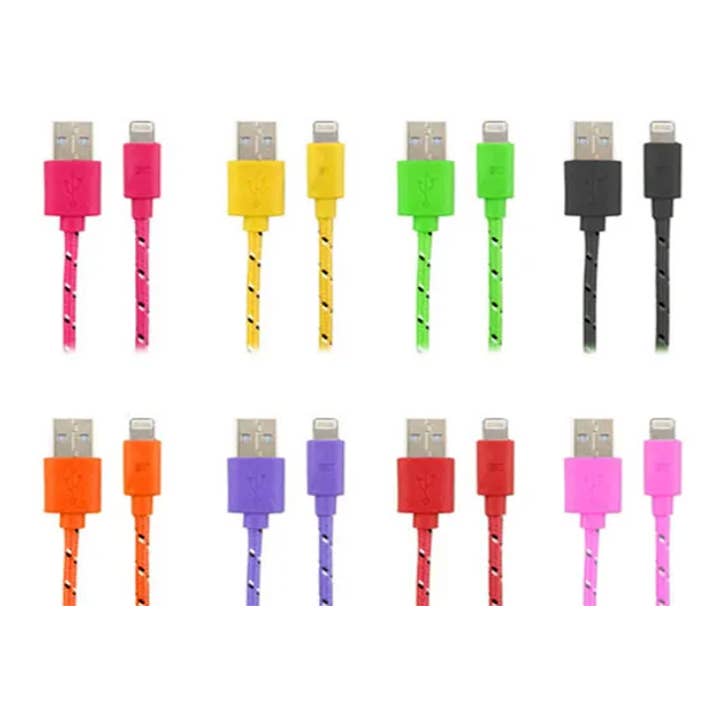 Happy PoP - Wholesale Charging Cable - 6 Foot Lightning USB iPhone Charger Cord1