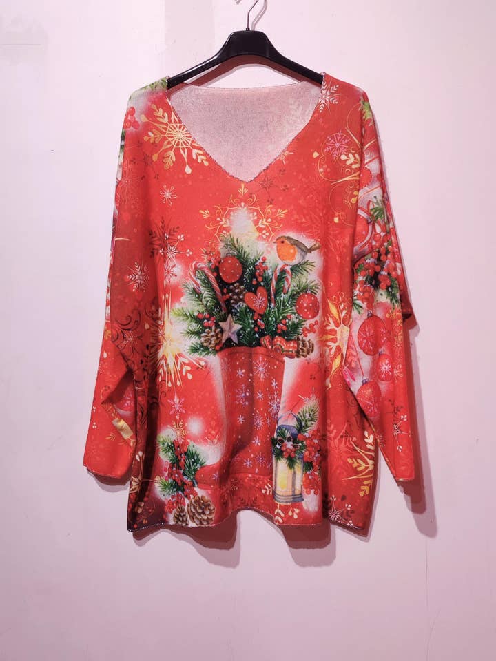 Printed tunic (Ness winter 3) for wholesale by Pomelo paris