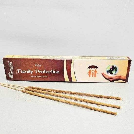 Cardshouse – Incenso por atacado – Paus de Incenso Natural de Proteção Familiar Védica Aromatika0