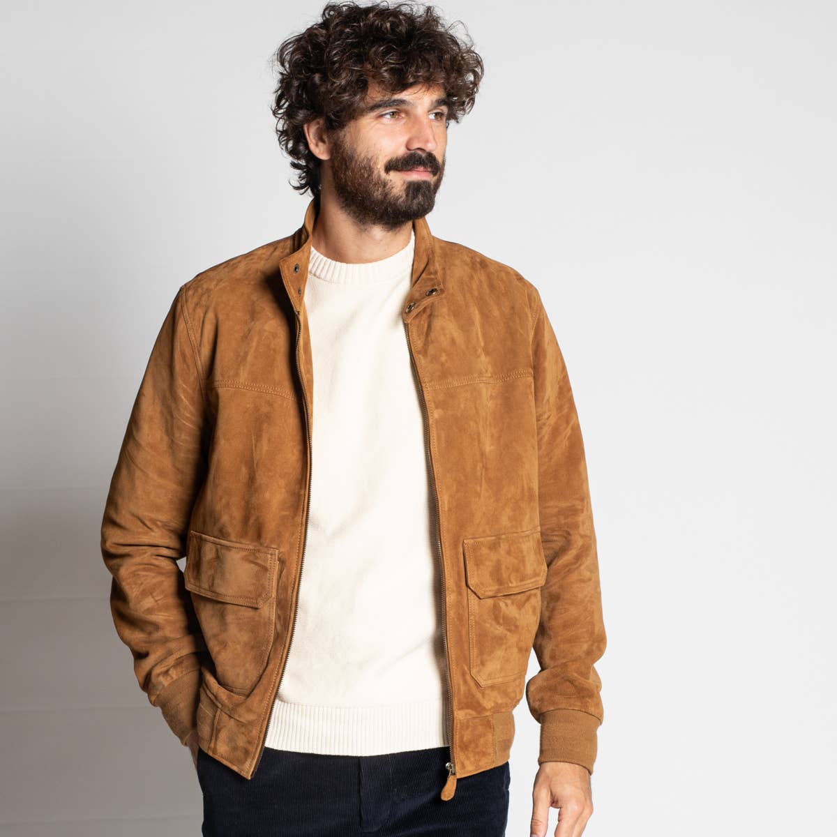 JAQK - Wholesale Jacket - Men's - Doherty Caramel Leather Jacket2
